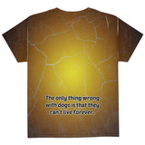 Dalmatians Live Forever All Over Youth T Shirt