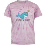 Christmas Narwhal Be Merry and Bright Mens T Shirt