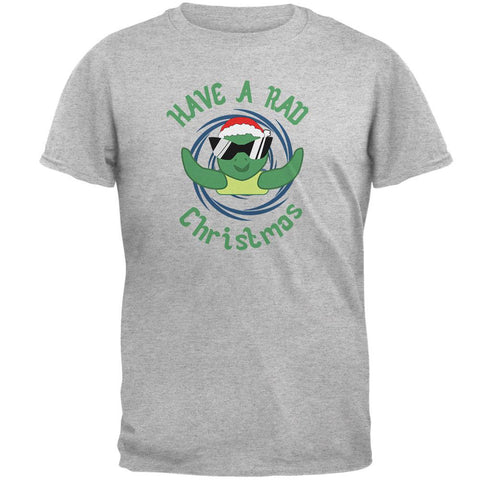 Christmas Sea Turtle Have a Rad Christmas Mens T Shirt