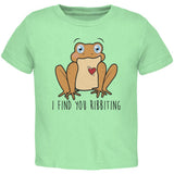 Toad I Find You Riveting Funny Pun Valentine's Day Toddler T Shirt