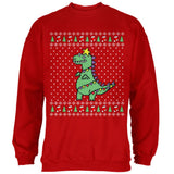 Big Tree Rex T Rex Ugly Christmas Sweater Mens Sweatshirt