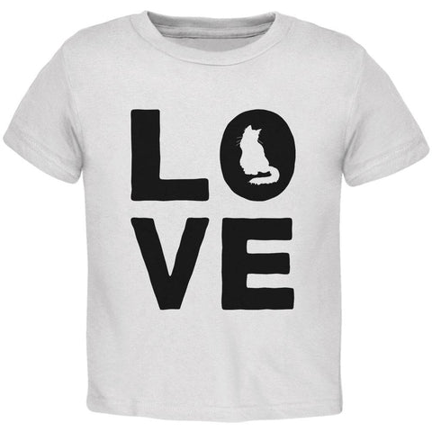 Cat Love Toddler T Shirt