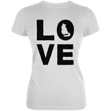 Cat Love Juniors Soft T Shirt