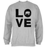 Elephant Love Mens Sweatshirt front view