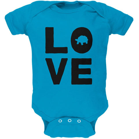 Turtle Love Soft Baby One Piece