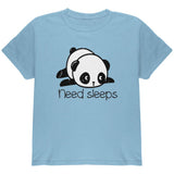 Panda Need Sleep Youth T Shirt