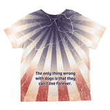 Pit Bull Terrier Live Forever All Over Toddler T Shirt