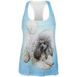 Poodle Live Forever All Over Womens Work Out Tank Top