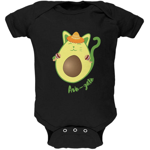 Cinco De Mayo Avogado Avocato Avocado Cat Spanish Soft Baby One Piece
