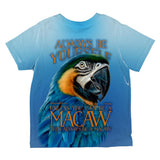 Always Be Yourself Unless Exotic Blue Macaw All Over Toddler T Shirt
