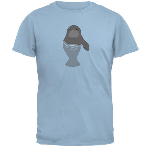 Manatee in Water Cute Mens T Shirt