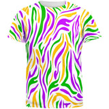 Mardi Gras Zebra Stripes Costume All Over Mens T Shirt