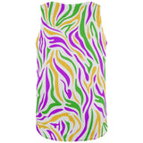 Mardi Gras Zebra Stripes Costume All Over Mens Tank Top