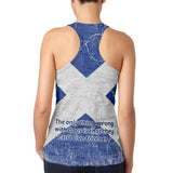 Scottish Terrier Live Forever Juniors Burnout Racerback Tank Top