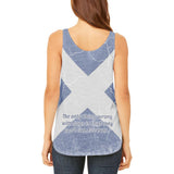 Scottish Terrier Live Forever Juniors Flowy Side Slit Tank Top