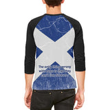 Scottish Terrier Live Forever Mens Raglan T Shirt