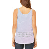 Yorkshire Terrier Live Forever Juniors Flowy Side Slit Tank Top