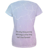 Yorkshire Terrier Live Forever All Over Womens T Shirt
