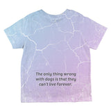 Yorkshire Terrier Live Forever All Over Toddler T Shirt