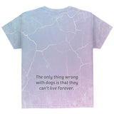 Yorkshire Terrier Live Forever All Over Youth T Shirt