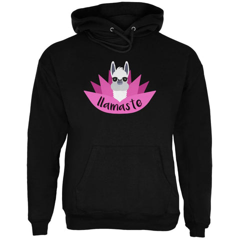 Funny Llamaste Yoga Llama Namaste Mens Hoodie