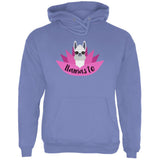 Funny Llamaste Yoga Llama Namaste Mens Hoodie