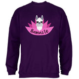 Funny Llamaste Yoga Llama Namaste Mens Sweatshirt