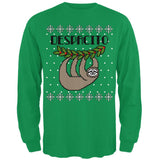 Despacito Means Slowly Sloth Funny Ugly Christmas Sweater Mens Long Sleeve T Shirt