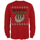 Despacito Means Slowly Sloth Funny Ugly Christmas Sweater Mens Long Sleeve T Shirt