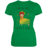 I'll Pack a Bowl Alpaca Pun Juniors Soft T Shirt