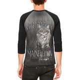 Always Be Yourself Unless Maine Coon Cat Mens Raglan T Shirt