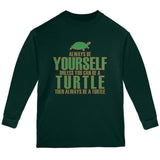 Always Be Yourself Turtle Youth Long Sleeve T Shirt