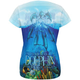 Always Be Yourself Unless Dolphin All Over Womens T Shirt