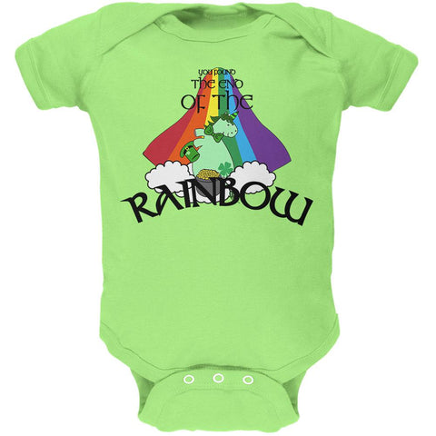 St. Patrick's Day Unicorn End Of The Rainbow Irish Soft Baby One Piece