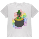 St. Patrick's Day German Shepherd Gold Lucky Youth T Shirt