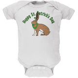 St. Patrick's Day Irish Hare Rabbit Pun Soft Baby One Piece