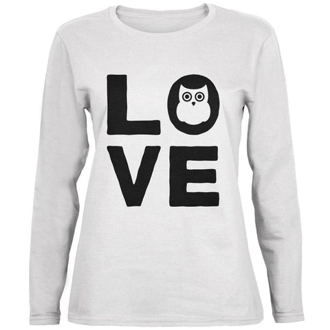 Owl Love Series Ladies' Relaxed Jersey Long-Sleeve Tee