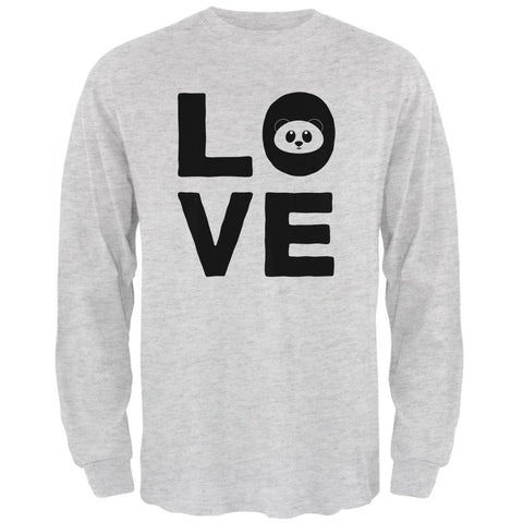 Panda Love Series Mens Long Sleeve T Shirt