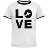 Dog Love Series Mens Ringer T Shirt
