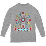 Ferris Wheel Ferret Pun Youth Long Sleeve T Shirt