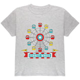 Ferris Wheel Ferret Pun Youth T Shirt