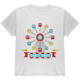 Ferris Wheel Ferret Pun Youth T Shirt