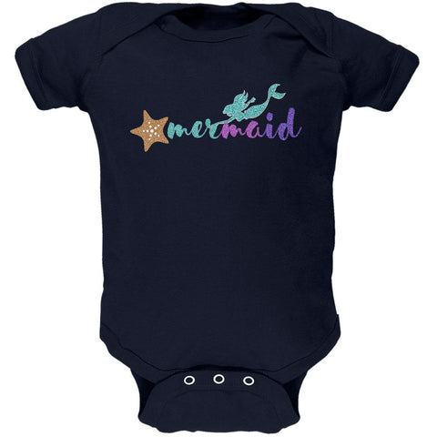 Sparkle Mermaid Soft Baby One Piece