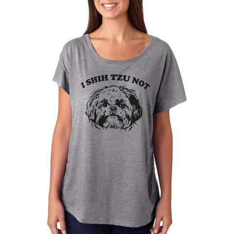 I Shih Tzu Not Juniors Dolman T Shirt