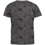 Easter Bunny Rabbit Pattern Mens Soft T Shirt