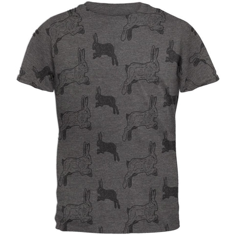 Easter Bunny Rabbit Pattern Mens Soft T Shirt