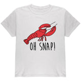 Lobster Crustacean Oh Snap Youth T Shirt
