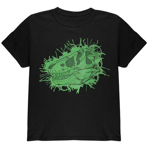 Dinosaur Fossil T-Rex Skull Youth T Shirt