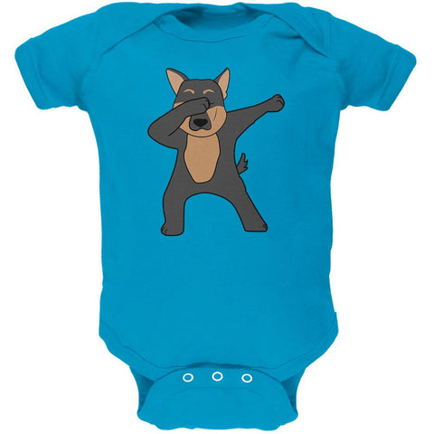 Dabbing German Shepherd Soft Baby One Piece