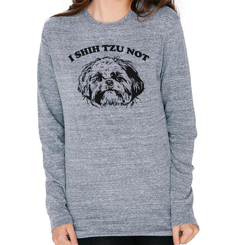 I Shih Tzu Not Mens Soft Long Sleeve T Shirt